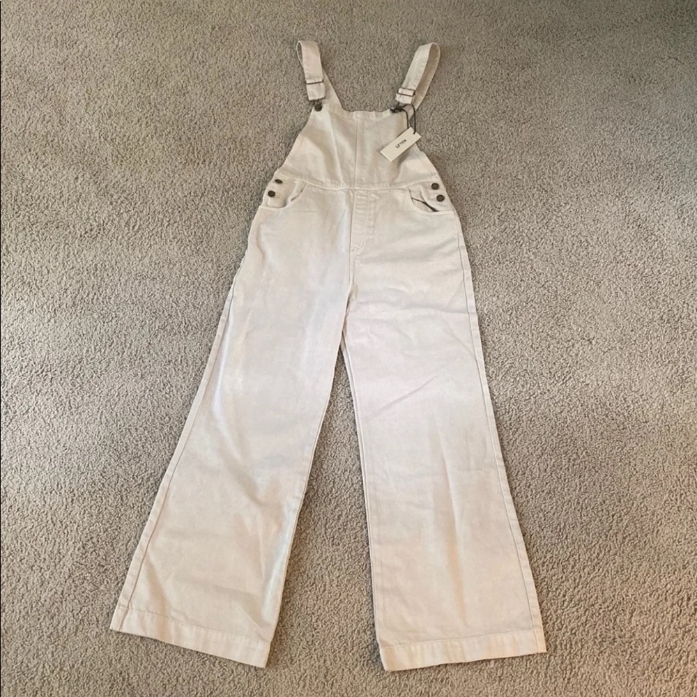 Rolla’s overalls cream/white NWT
